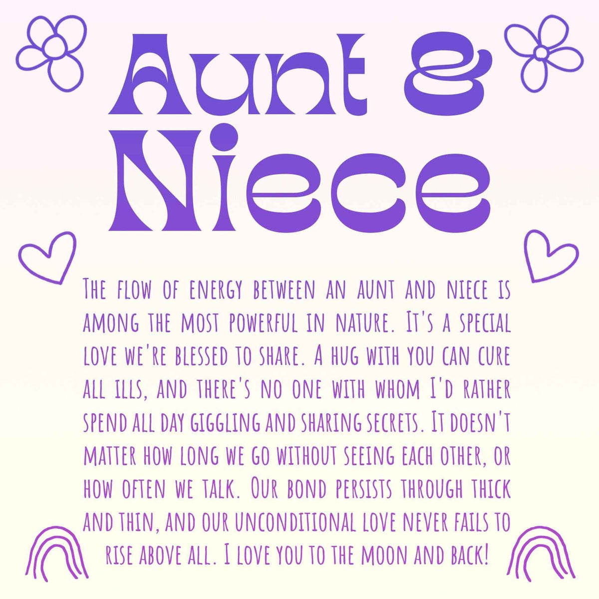 Aunt-Niece  Gift Box Set