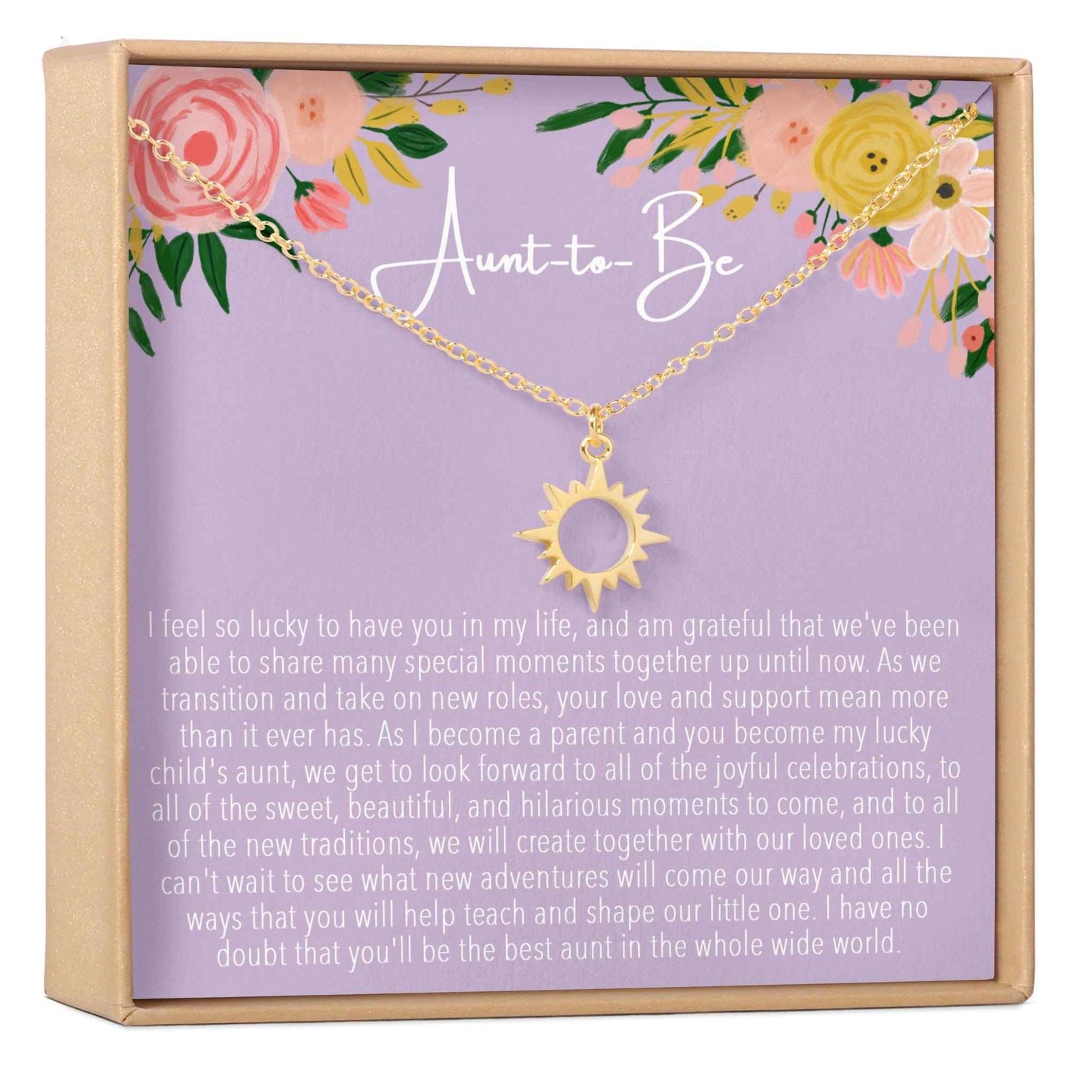 Aunt to Be Necklace, Multiple Styles Necklace