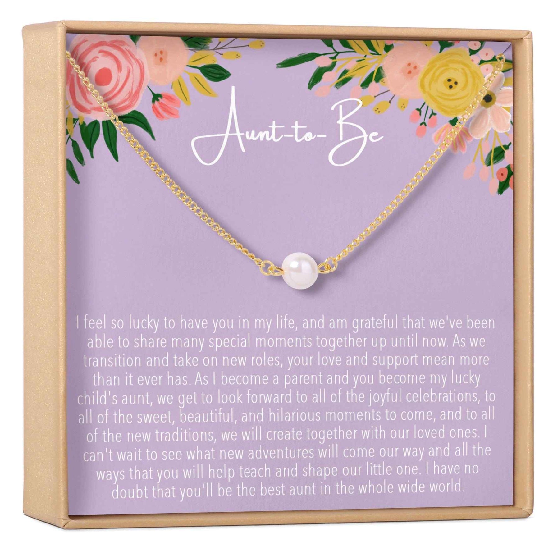 Aunt to Be Necklace, Multiple Styles Necklace