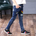 Boys Jeans Autumn And Winter New One-piece Velvet - Cindi Book