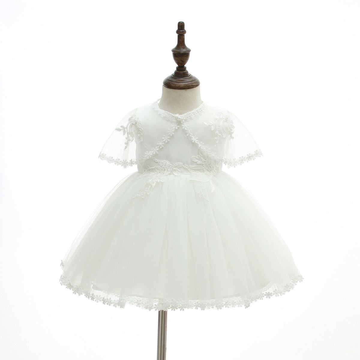 Baby Girl Children's One Year Old Full Moon Wedding Dress - Cindi Book