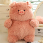 Lying Flat Series Chubby Pig Doll Plush Toy - Cindi Book