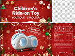 Children's Simplicity Household Sliding Pedal-free Luge Toy - Cindi Book