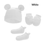 Newborn Hat Mittens And Socks Set With Rubber-soled Shoes - Cindi Book