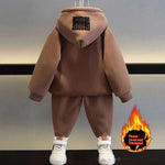 Winter Clothes Fleece Sweater Sportswear Thickening Two-piece Set - Cindi Book