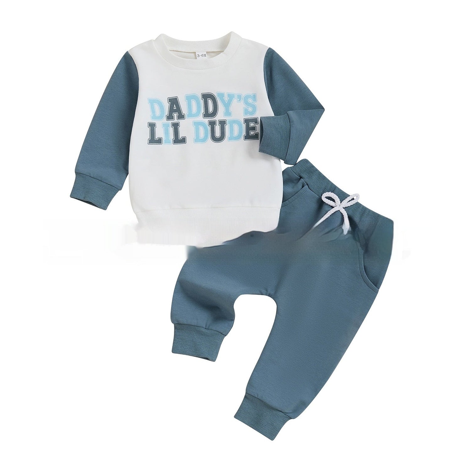 Fashion Personality Boy's Printed Sweater Suit - Cindi Book