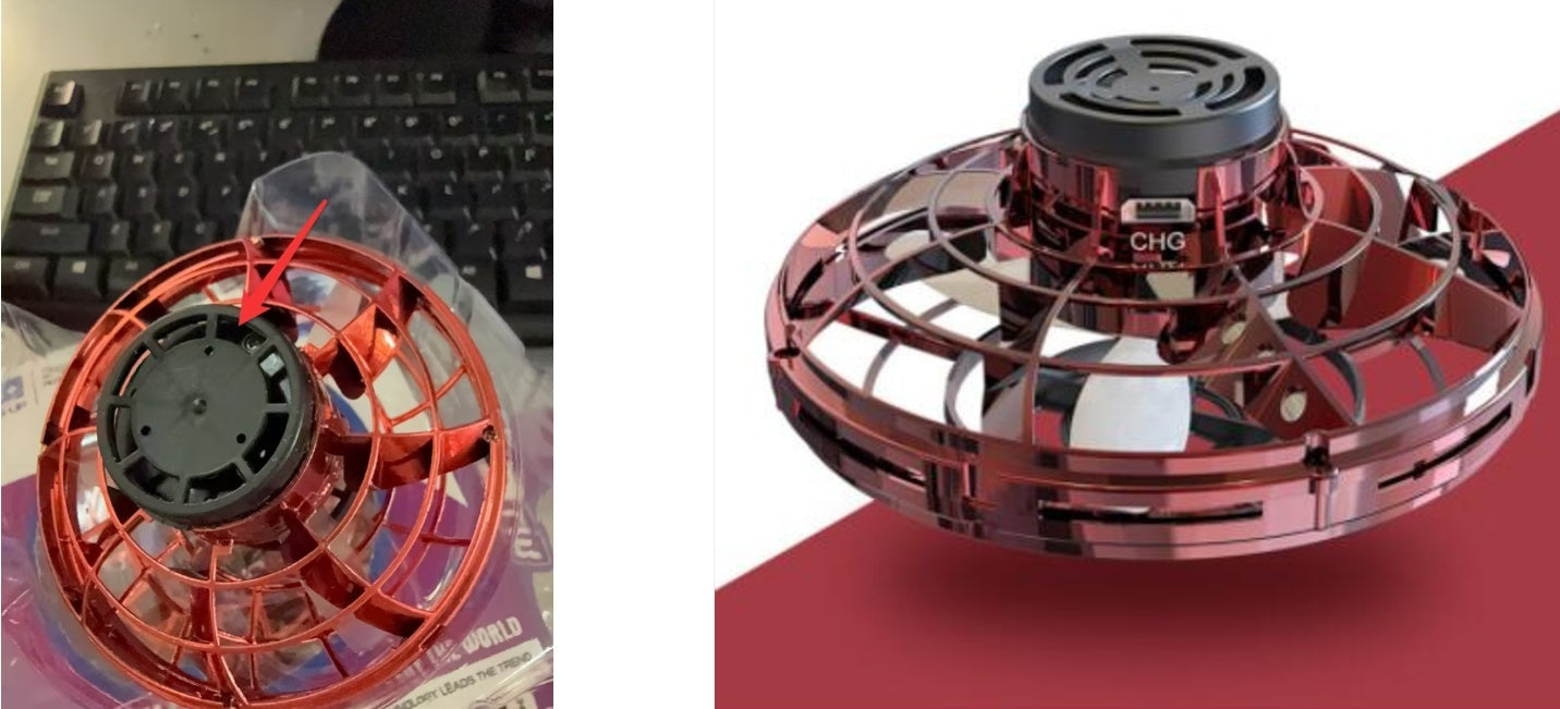 Rotating Flying GyroAircraft Induction Drone Toy - Cindi Book
