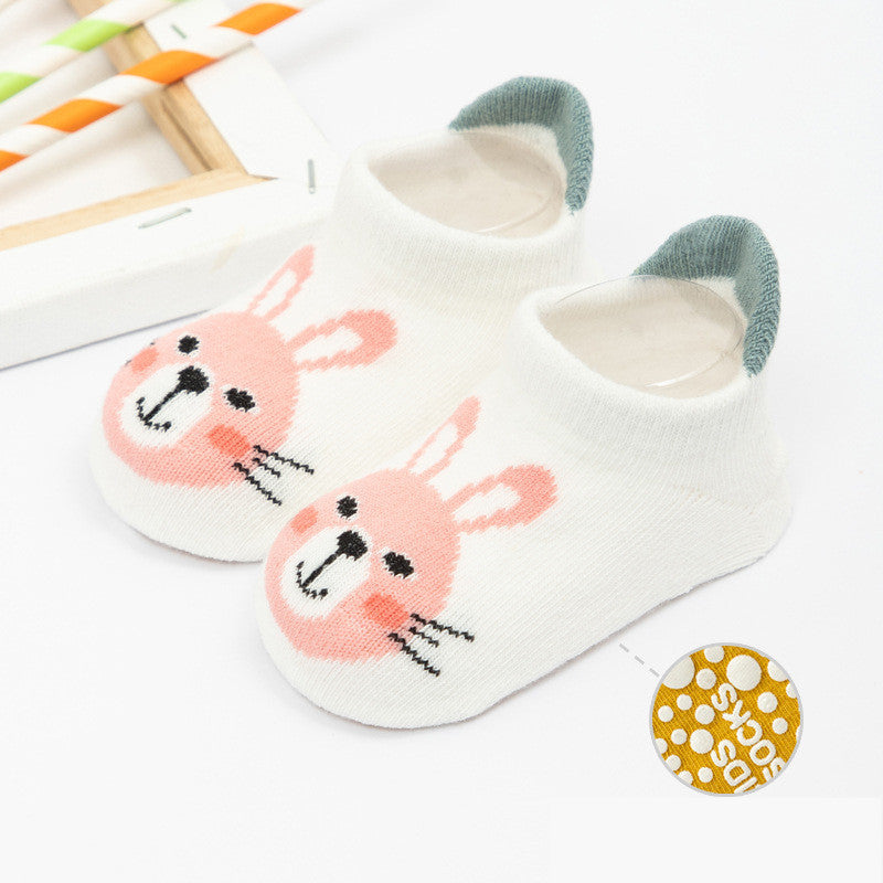 Cartoon Low-cut Baby Child Baby Non-slip Floor Boat Socks - Cindi Book