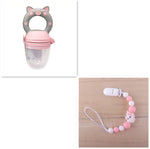 Baby Fruit and Vegetable Food Supplement Teether Baby Fruit Teether Bite Le Pacifier Silicone Nipple - Cindi Book