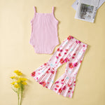 Summer Fashionable Cute Strap Girls' Set - Cindi Book