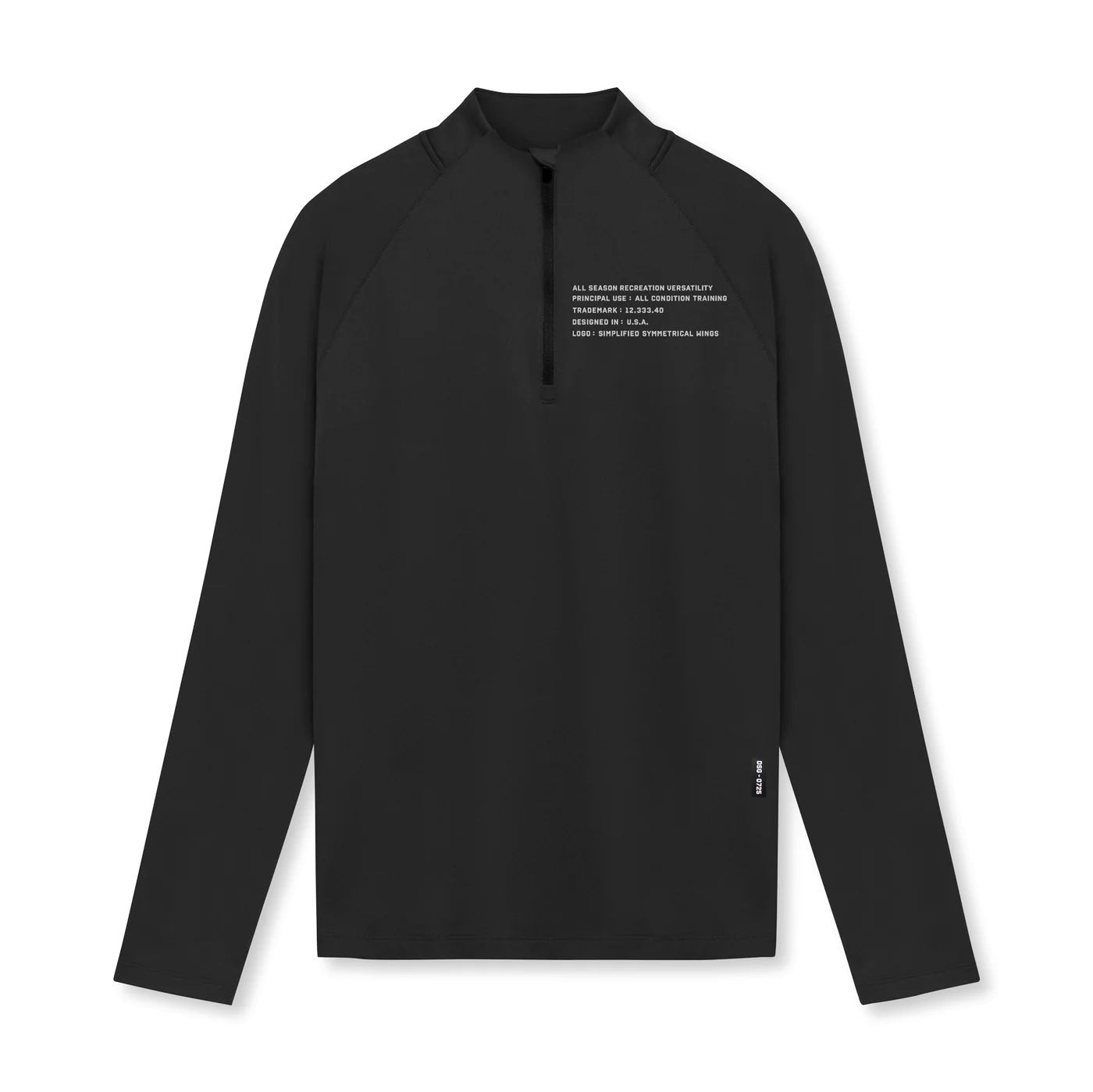 Men's Small Turtleneck Slim-fit Half Zipper Training Long Sleeve T-shirt - Cindi Book