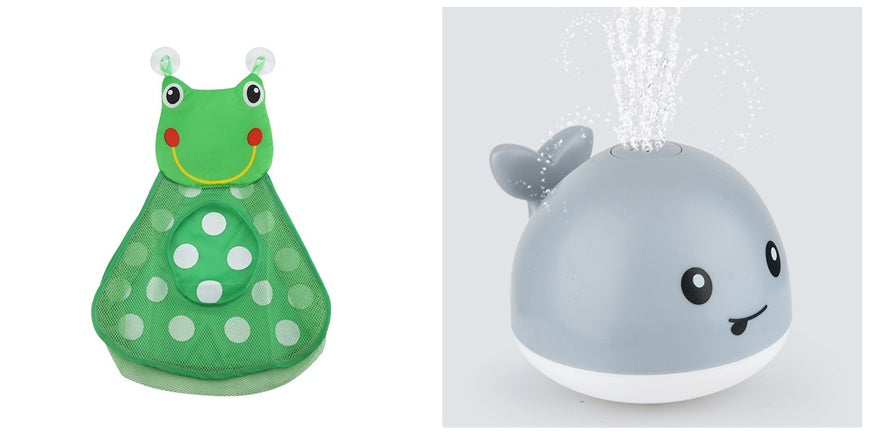 New Baby Bathroom Bath Electric Induction Whale Spray Small Toy - Cindi Book