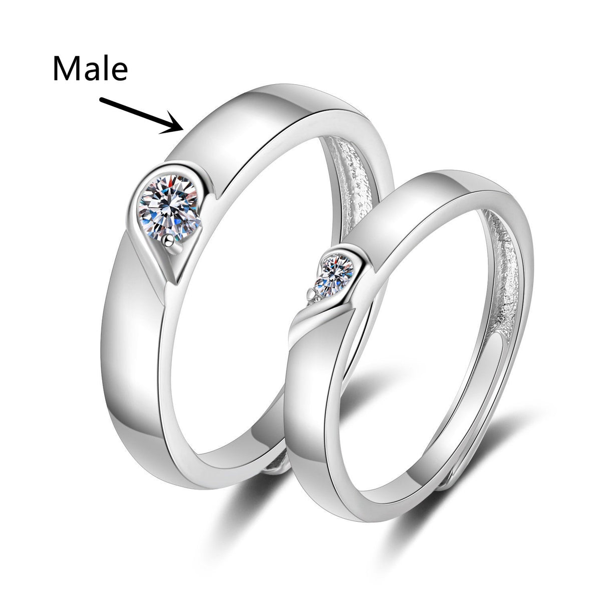 Couple Confession Ring Love Big Diamond Ring Doll Plush Ring Box - Cindi Book