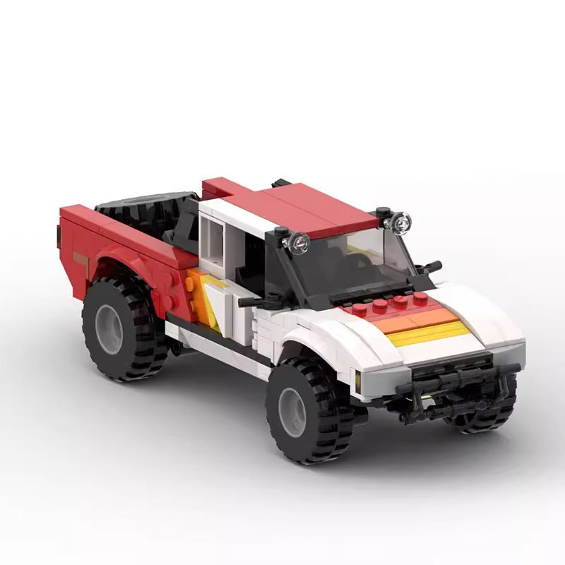 Compatible With Small Particles Diy Assembled Building Block Toys Truck Trolley Model Gift Decoration - Cindi Book