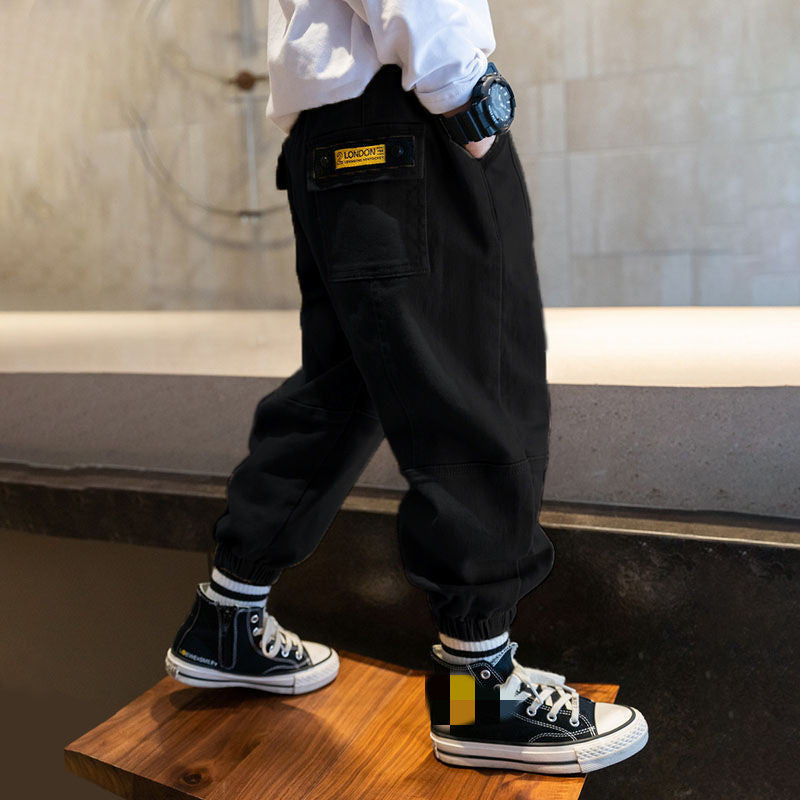 Boys Middle and Older Children's Footwear Overalls Trousers