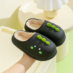Children's Winter Fleece Lined Thermal Soft Bottom Waterproof Non Slip Outdoor Cotton Slippers - Cindi Book