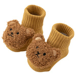 Newborn Baby Spring And Autumn Mid-calf Glue Dispensing Non-slip Room Socks Baby Socks - Cindi Book