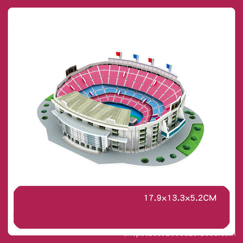 3D Puzzle Football Field Model - Cindi Book