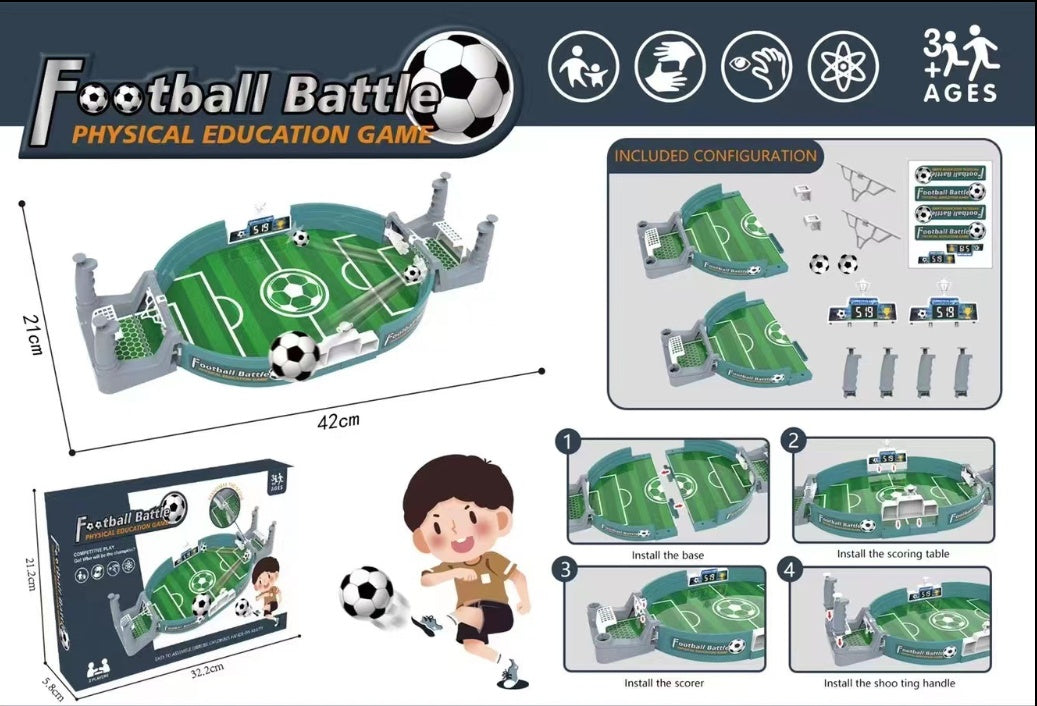 Children's Educational Double Competitive Large Football Station - Cindi Book