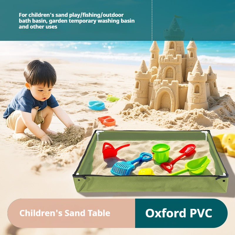 Portable Foldable Toy Sand Tray Pet Sand Tub PVC Water Tank - Cindi Book