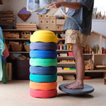 Rainbow River Crossing Stone Children's Balance Training Puzzle Toy - Cindi Book