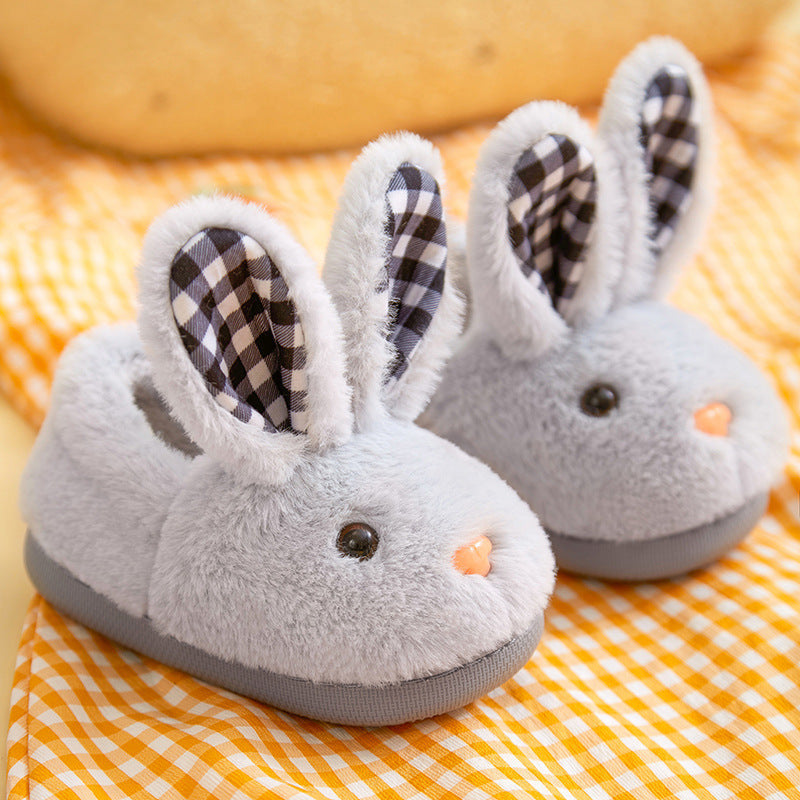 Winter Girls Boys Keep Warm Home Indoor Fluffy Cotton Shoes - Cindi Book