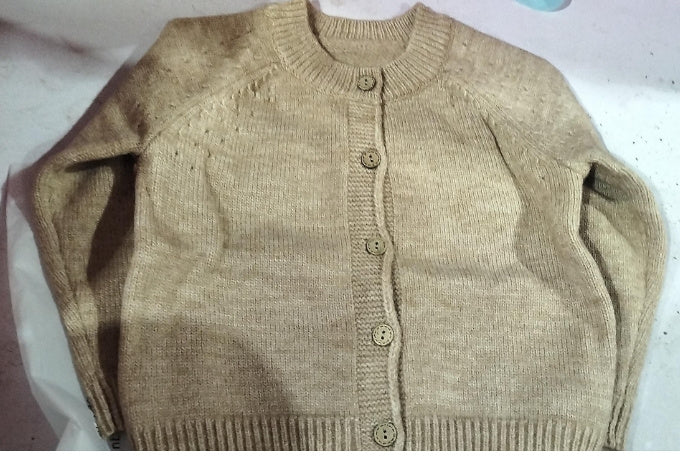 Wool knitted cardigan - Cindi Book