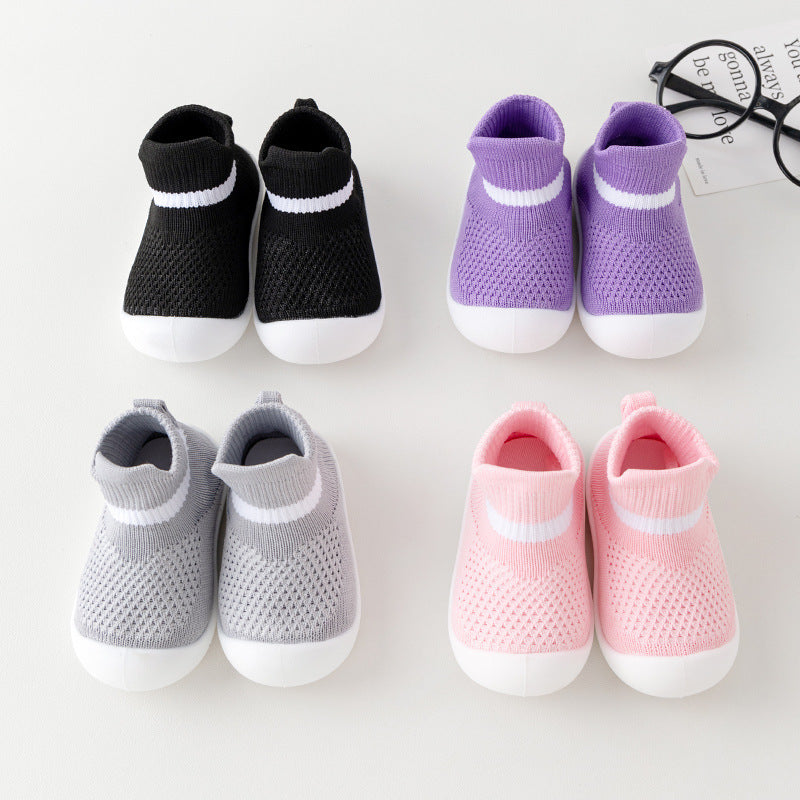 Soft Bottom Non-slip Can't Kick Off Baby Shoes - Cindi Book