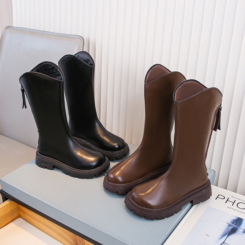 Girls Shoes Winter Children's Boots Spring and Autumn Children's Shoes