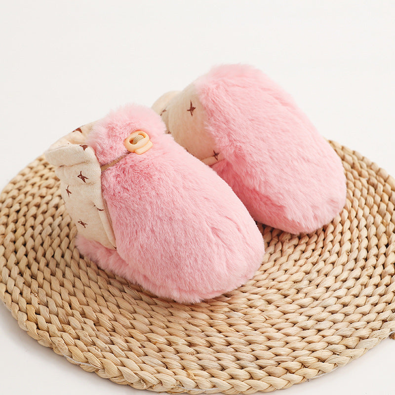 Fallwinter Soft-soled Anti-fall Warm Baby Toddler Shoes - Cindi Book