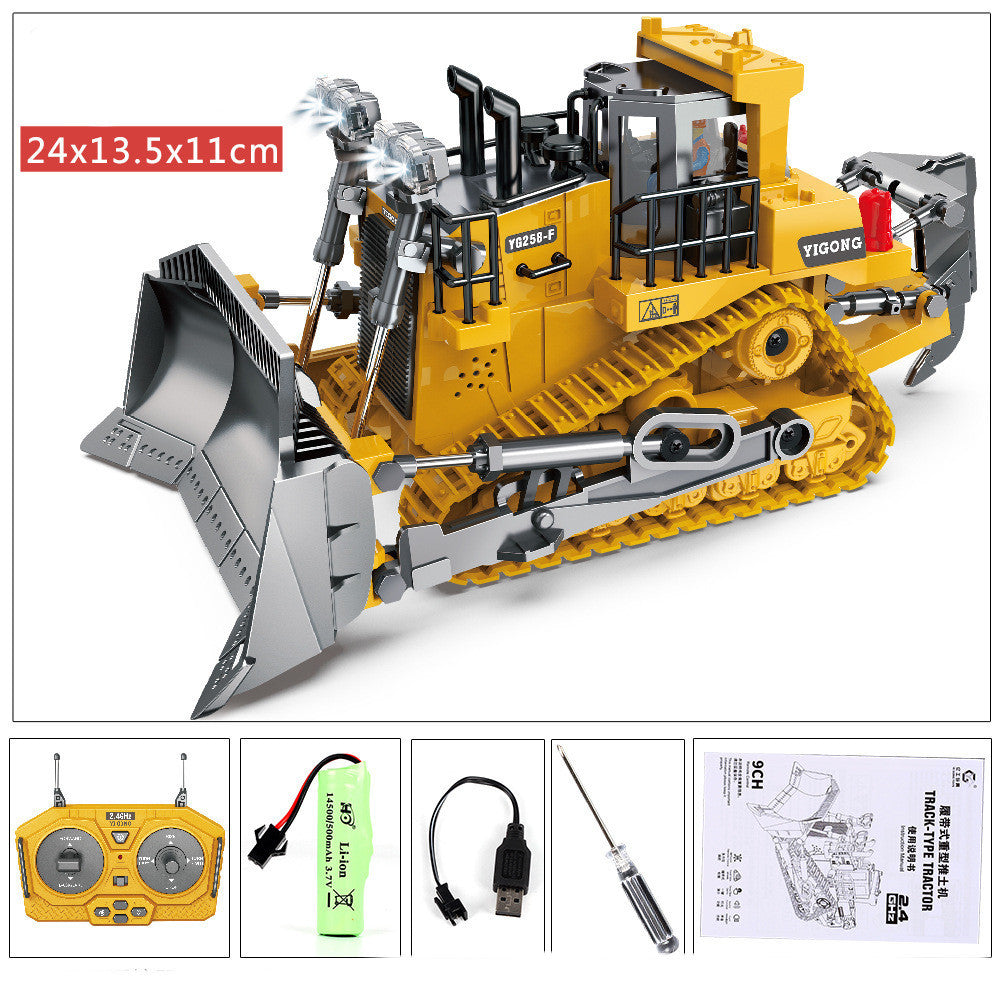 Children's Simple Alloy Charging Excavator Toy Car - Cindi Book