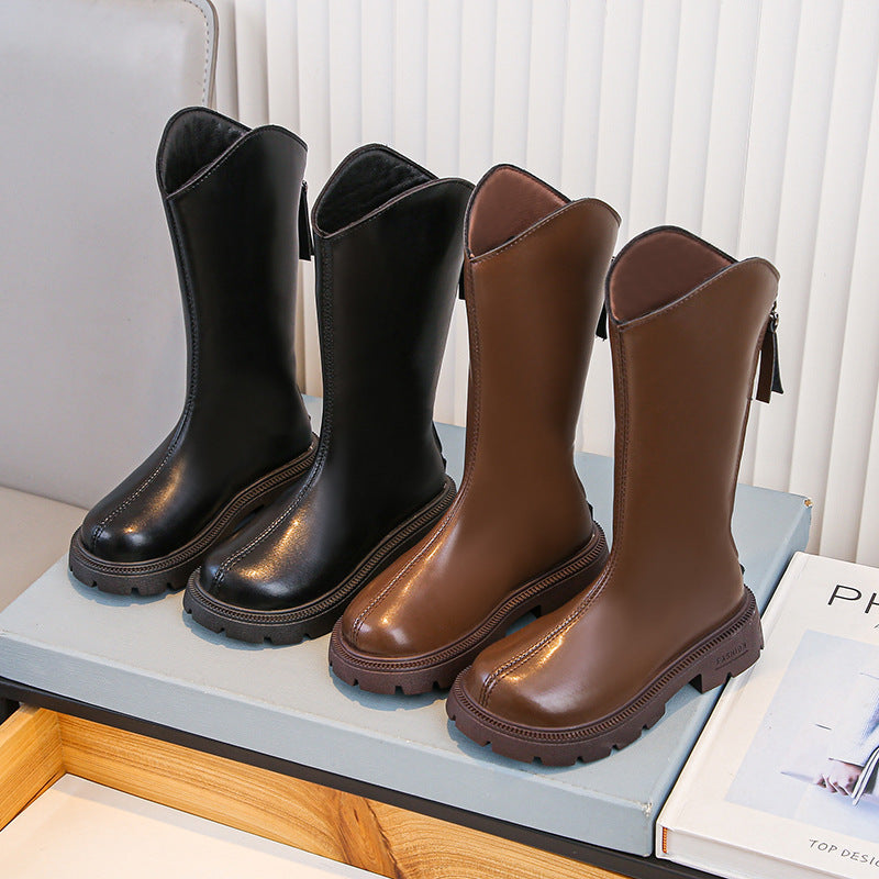 Girls Shoes Winter Children's Boots Spring and Autumn Children's Shoes