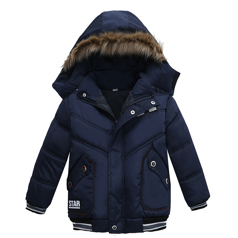 Small And Medium-Sized Boys Cotton-Padded Jackets - Cindi Book
