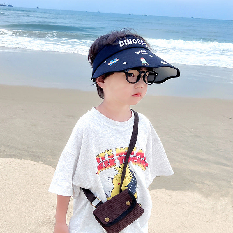 Children's Sun Protection Cartoon Ruffled UV Protection Sun Hat - Cindi Book