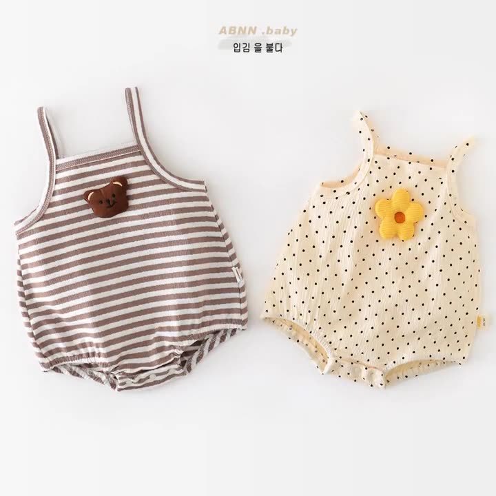 Infant Summer Sleeveless Jumpsuit - Cindi Book