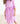 Bright Lilac 3/4 Sleeve Pocket Twirl Dress