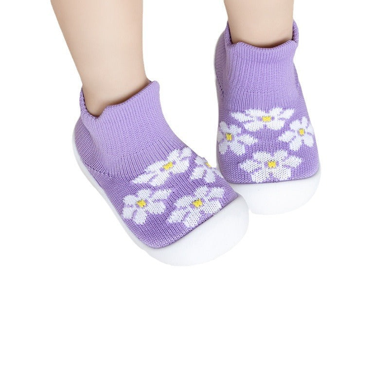 Baby Soft Bottom Non-slip Knit Breathable Toddler Shoes - Cindi Book