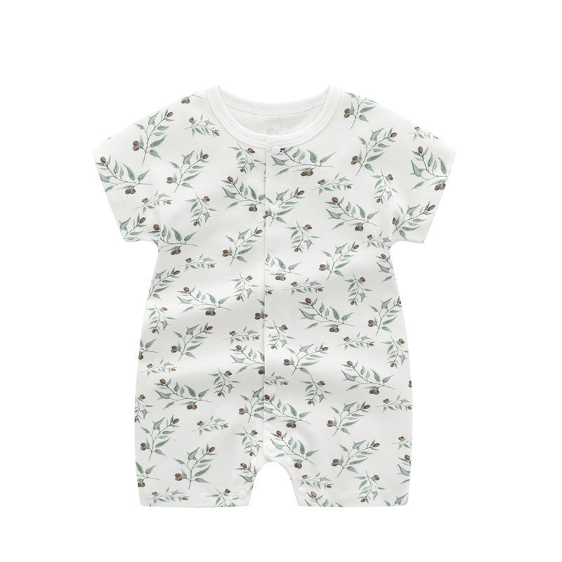 Baby Thin Clothes Short Sleeve Baby Jumpsuits - Cindi Book