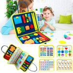 New Busy Book Children's Busy Board Dressing And Buttoning Learning Baby Early Education Preschool Sensory Learning Toy - Cindi Book
