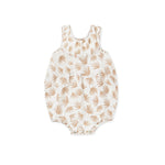 Summer Baby Rompers Cotton Breathable One-piece Nordic Style Floral Sleeveless Romper - Cindi Book