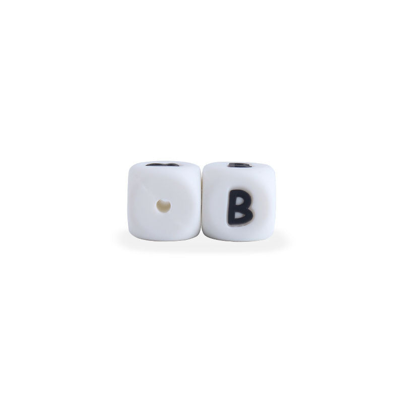 12mm Baby Products 26 Silicone English Alphabet Beads Teeth Accessories - Cindi Book