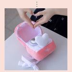 Couple Confession Ring Love Big Diamond Ring Doll Plush Ring Box - Cindi Book