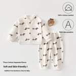 Pure Cotton Spring And Autumn Baby Split Sweater Children's Suit Boys - Cindi Book