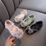 Bow Baby Princess Children's Single-layer Shoes - Cindi Book