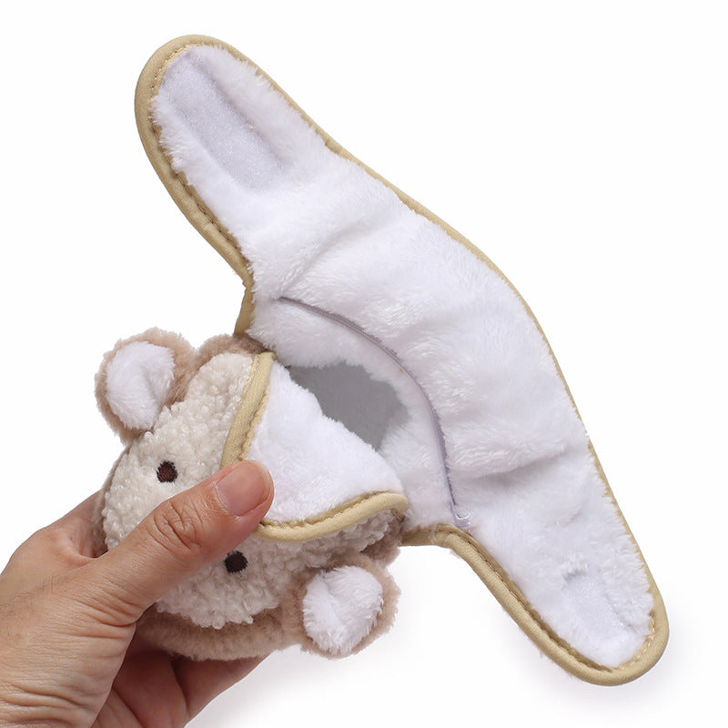 0-12 Months Old Male And Female Baby Thickened Non-slip Cartoon Cotton Shoes - Cindi Book