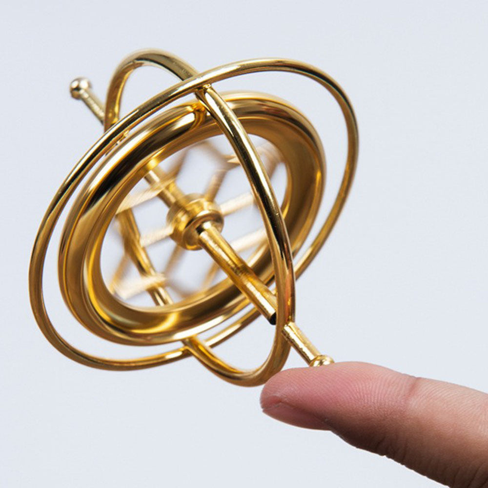 Self balanced gyroscope anti gravity decompression educational toy finger gyroscope childrens best gift - Cindi Book