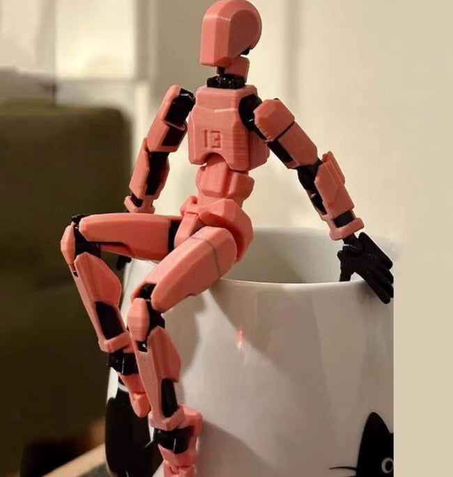 Multi-Jointed Movable Shapeshift Robot 2.0 3D Printed Mannequin Dummy Action Model Doll Toy Kid Gift - Cindi Book