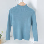 Children's Mock Neck Sweater Knitwear Top - Cindi Book