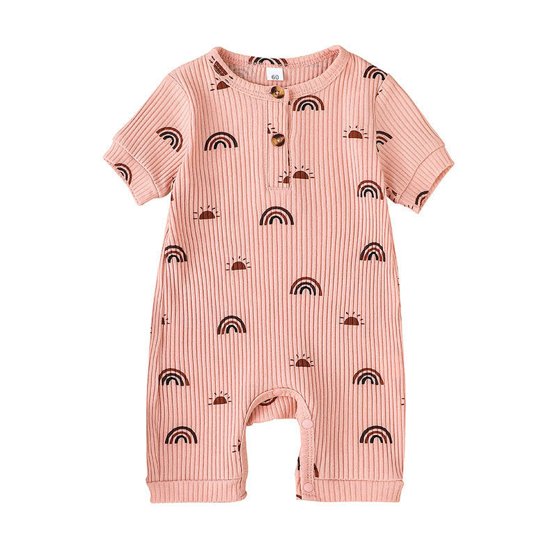 Summer New Short Sleeves For Baby And Infants Rompers Jumpsuit - Cindi Book