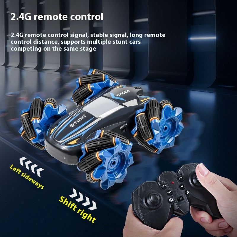 Double-Sided Stunt Drift Remote Control Car Lighting Effect Four-Wheel Drive Power